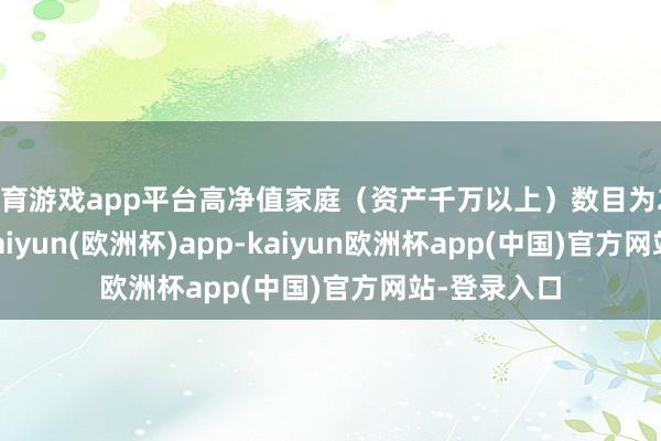 体育游戏app平台高净值家庭（资产千万以上）数目为206.6万户-kaiyun(欧洲杯)app-kaiyun欧洲杯app(中国)官方网站-登录入口