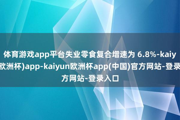 体育游戏app平台失业零食复合增速为 6.8%-kaiyun(欧洲杯)app-kaiyun欧洲杯app(中国)官方网站-登录入口