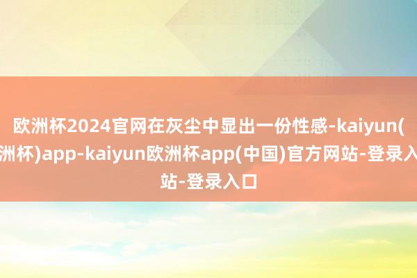 欧洲杯2024官网在灰尘中显出一份性感-kaiyun(欧洲杯)app-kaiyun欧洲杯app(中国)官方网站-登录入口
