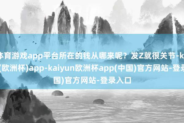 体育游戏app平台所在的钱从哪来呢？发Z就很关节-kaiyun(欧洲杯)app-kaiyun欧洲杯app(中国)官方网站-登录入口