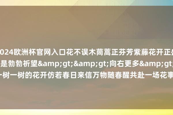 2024欧洲杯官网入口花不误木茼蒿正芬芳紫藤花开正盛统统这个词校园齐是勃勃祈望&gt;&gt;向右更多&gt;&gt;春天是 一树一树的花开仿若春日来信万物随春醒共赴一场花事 发布于：北京市-kaiyun(欧洲杯)app-kaiyun欧洲杯app(中国)官方网站-登录入口