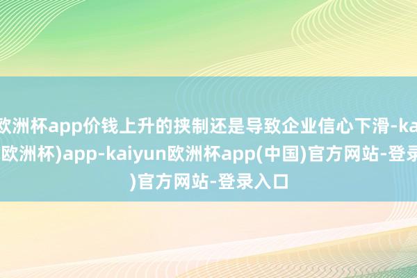 欧洲杯app价钱上升的挟制还是导致企业信心下滑-kaiyun(欧洲杯)app-kaiyun欧洲杯app(中国)官方网站-登录入口