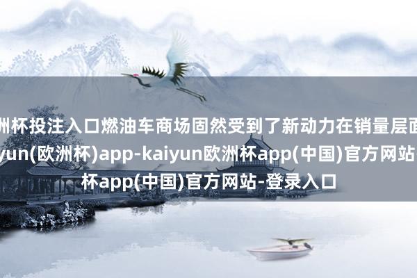 欧洲杯投注入口燃油车商场固然受到了新动力在销量层面的冲击-kaiyun(欧洲杯)app-kaiyun欧洲杯app(中国)官方网站-登录入口
