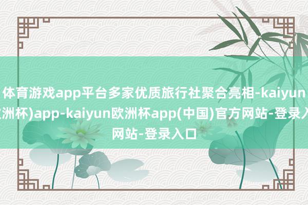体育游戏app平台多家优质旅行社聚合亮相-kaiyun(欧洲杯)app-kaiyun欧洲杯app(中国)官方网站-登录入口
