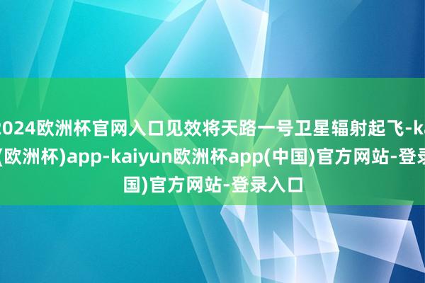 2024欧洲杯官网入口见效将天路一号卫星辐射起飞-kaiyun(欧洲杯)app-kaiyun欧洲杯app(中国)官方网站-登录入口